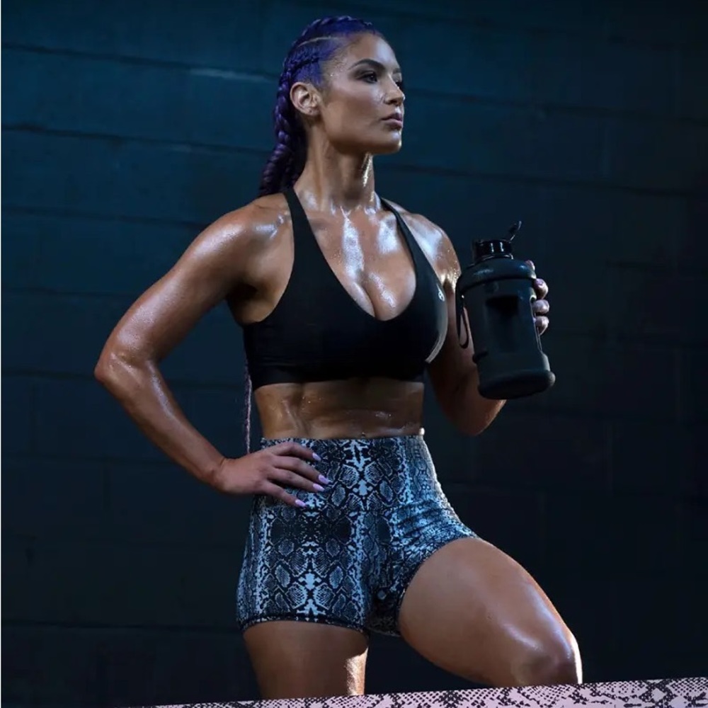Ryderwear Booty Scrunch Snake Print NEM Shorts Small